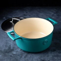 Saveur Selects Braadpan Voyage - Saveur Blue - ø 25 Cm / 4.7 Liter - Geëmailleerde Anti-aanbaklaag -Keuken Kook Winkel 1 3 17