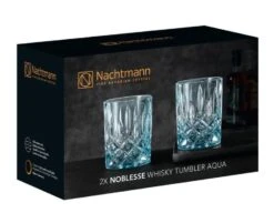 Nachtmann Whiskey Glazen Noblesse - Aqua - 295 Ml - 2 Stuks -Keuken Kook Winkel 104239 NoblesseWhiskyglasAqua1 2 1