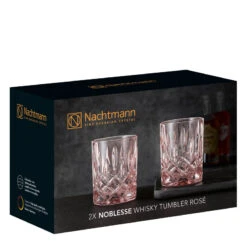 Nachtmann Whiskey Glazen Noblesse - Rosé - 295 Ml - 2 Stuks -Keuken Kook Winkel 104240 nachtmann noblesse rose whisky 3