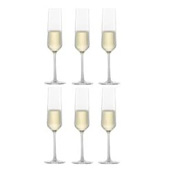 Zwiesel Glas Champagneglazen Pure - 215 Ml - 6 Stuks
