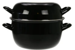 Cosy & Trendy Mosselpan - Zwart - ø 24 Cm / 5 Liter