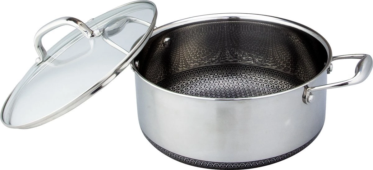 Westinghouse Pannenset Black Signature (Kookpan ø 24 Cm + Steelpan ø 20 Cm) - Inductie En Alle Andere Warmtebronnen 7 Westinghouse Pannenset Black Signature (Kookpan ø 24 Cm + Steelpan ø 20 Cm) - Inductie En Alle Andere Warmtebronnen - Afbeelding 7