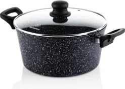 Westinghouse Pannenset Black Marble (Braadpan ø 24 Cm + Steelpan ø 18 Cm) - Inductie En Alle Andere Warmtebronnen -Keuken Kook Winkel 1200x862 1