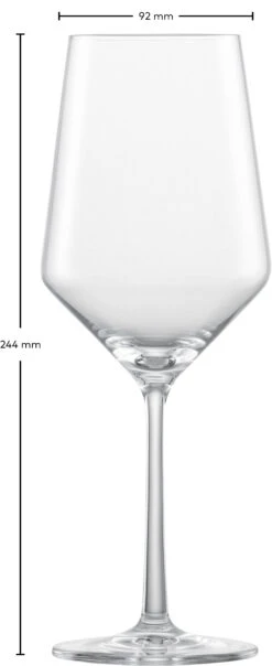Zwiesel Glas Rode Wijnglazen Pure - 550 Ml - 6 Stuks 6 Zwiesel Glas Rode Wijnglazen Pure - 550 Ml - 6 Stuks -Keuken Kook Winkel 122315 Pure Cabernet Gr1 fstu 3 1