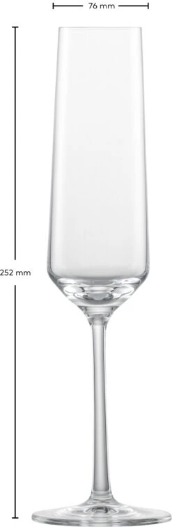 Zwiesel Glas Champagneglazen Pure - 215 Ml - 6 Stuks -Keuken Kook Winkel 122316 Pure Sekt Gr7 fstu 2