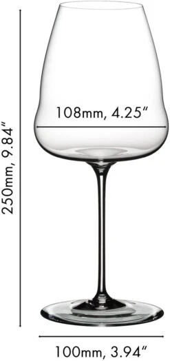 Riedel Witte Wijnglas Winewings - Sauvignon Blanc -Keuken Kook Winkel 123400033 dimensions JA1hRfUg