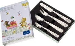 Villeroy & Boch Kinderbestek Hungry As A Bear - 4 Delig