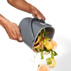 OXO Good Grips Afvalemmer Grijs 3 Liter 9 OXO Good Grips Afvalemmer Grijs 3 Liter -Keuken Kook Winkel 13295900 Compostemmer3LiterGrijs5 5