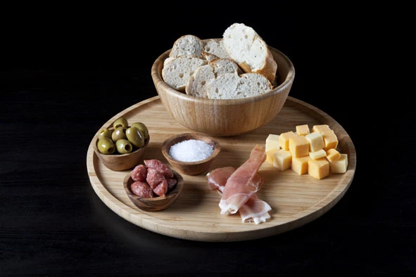 Cosy & Trendy Serveerplank - ø 33 Cm 2 Cosy & Trendy Serveerplank - ø 33 Cm - Afbeelding 2