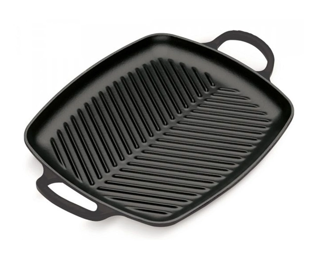 Le Creuset Grillplaat Signature - Mat Zwart - 30 X 27 Cm 1 Le Creuset Grillplaat Signature - Mat Zwart - 30 X 27 Cm