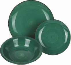 Villa D'Este Serviesset Baita - Greenery - 12-delig / 4 Personen -Keuken Kook Winkel 2191636 b