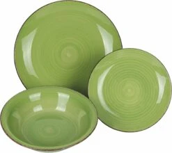 Villa D'Este Serviesset Baita - Greenery - 12-delig / 4 Personen -Keuken Kook Winkel 2191636 d