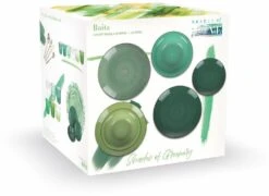 Villa D'Este Serviesset Baita - Greenery - 12-delig / 4 Personen -Keuken Kook Winkel 2191636s