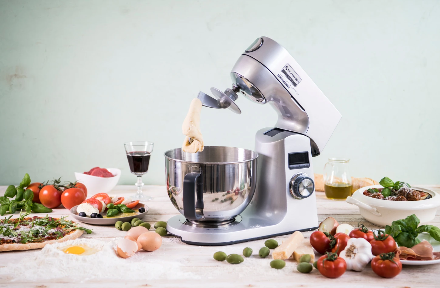 Espressions Keukenmachine MixMaster Combo - 12 Standen - 4.5 Liter 2 Espressions Keukenmachine MixMaster Combo - 12 Standen - 4.5 Liter - Afbeelding 2