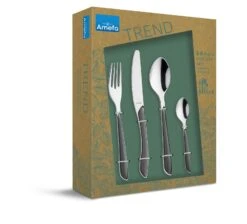 Amefa Bestekset Eclat - Leigrijs - 24-delig / 6 Personen -Keuken Kook Winkel 2294SLTR42C71 4