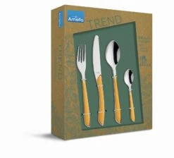 Amefa Bestekset Eclat - Mustard Yellow Matt - 24-delig / 6 Personen 6 Amefa Bestekset Eclat - Mustard Yellow Matt - 24-delig / 6 Personen -Keuken Kook Winkel 2294YMTR42C71 1