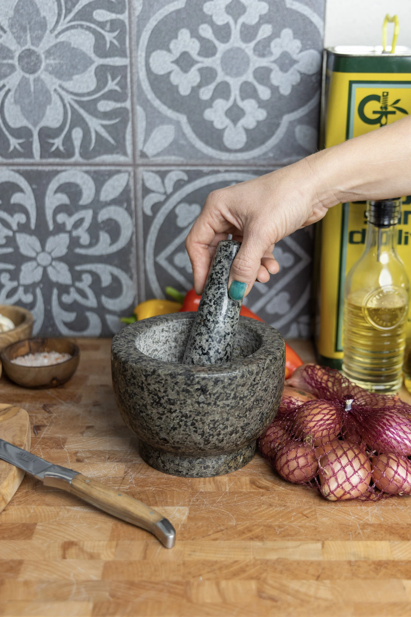 Jay Hill Vijzel - Granite - ø 14 Cm 2 Jay Hill Vijzel - Granite - ø 14 Cm - Afbeelding 2