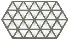 Zone Denmark Pannenonderzetter Triangles - Olive Green - 24 X 14 Cm