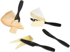 Boska Kaasmessenset Mini Monaco+ Zwart -Keuken Kook Winkel 307088 BOSKACheeseKnifeSetMiniMonaco Black 3