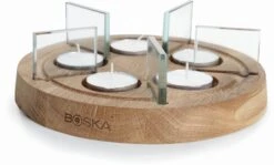 Boska Fondueset Twinkle - 4 Personen - Wit/bruin -Keuken Kook Winkel 340031 LIFE Candle Light Fondue Twinkle. kopie