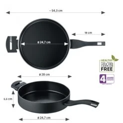 Berndes Hapjespan B.Green - ø 28 Cm / 3.5 Liter - Standaard Anti-aanbaklaag -Keuken Kook Winkel 35455 Product 1920x19205B15D