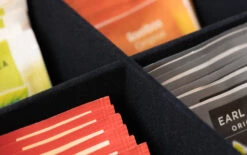 Sakura Tea Theedoos - Zwart - 6-vaks - Met Fluweel - 43 X 9 Cm -Keuken Kook Winkel 4 detail 6 en 9 3