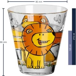 Leonardo Kinderglas Set Bambini Leeuw 215 Ml - 3-Delig -Keuken Kook Winkel 4002541178992 01