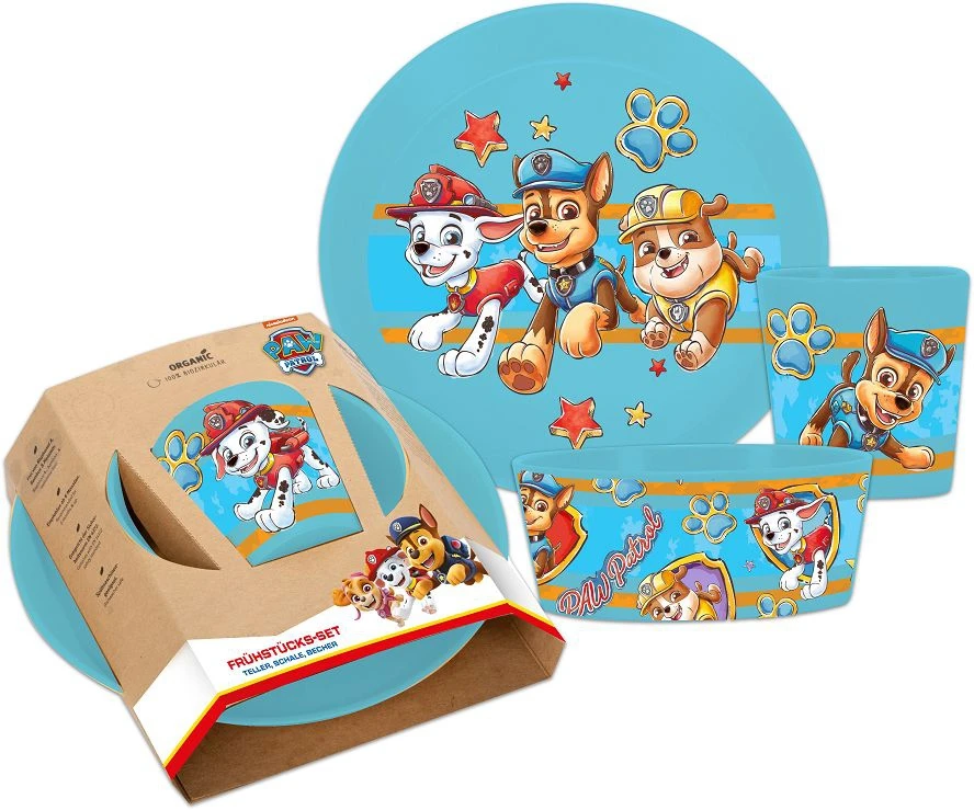 Koziol Kinderservies Connect Paw Patrol Blauw 3-Delig 1 Koziol Kinderservies Connect Paw Patrol Blauw 3-Delig