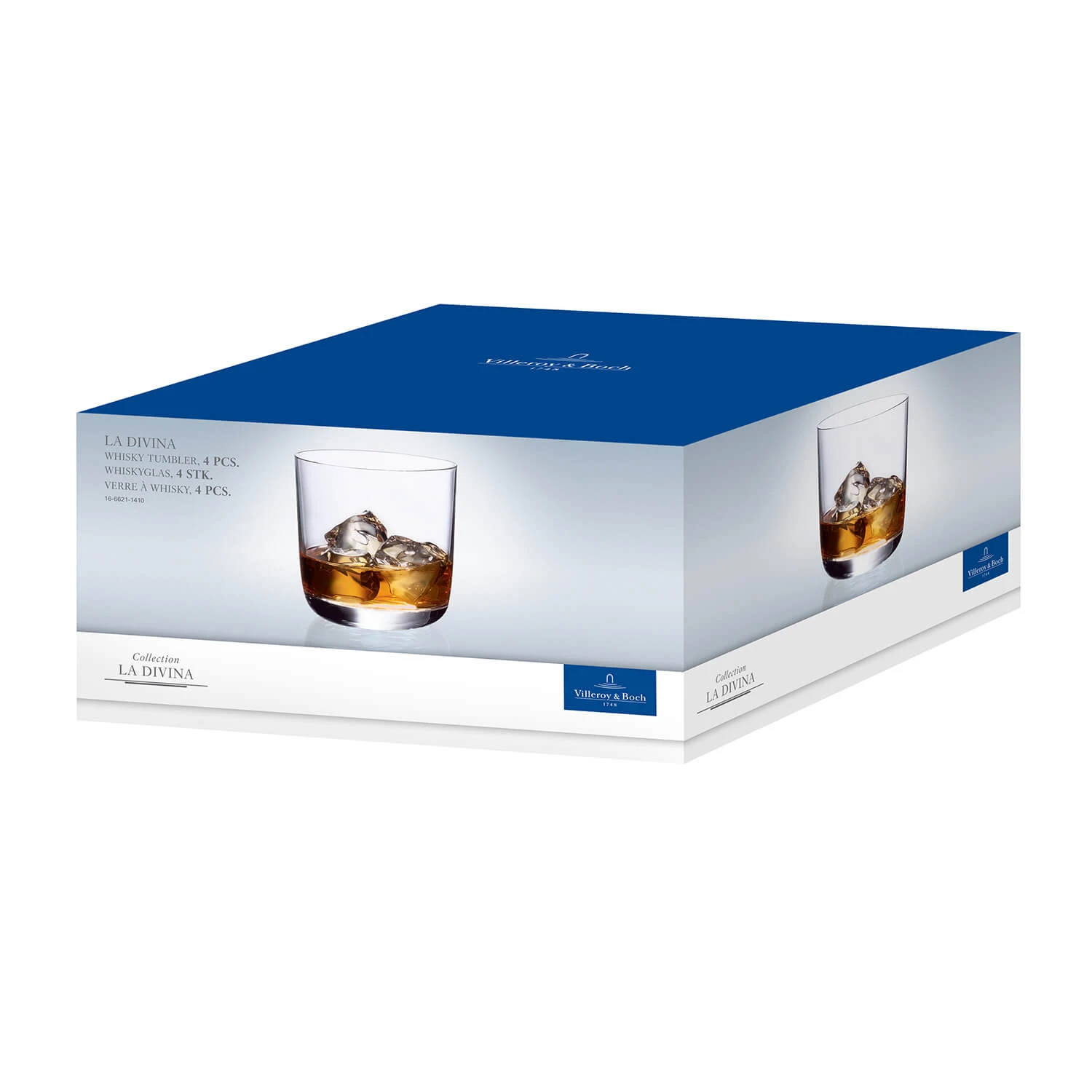 Villeroy & Boch Whiskey Glazen La Divina - 360 Ml - 4 Stuks 2 Villeroy & Boch Whiskey Glazen La Divina - 360 Ml - 4 Stuks - Afbeelding 2