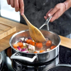 Demeyere Hapjespan Industry 5 - ø 28 Cm / 5.7 Liter + Deksel -Keuken Kook Winkel 40850 681 0 Product In Use OS 750x750 1