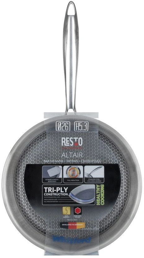 Resto Kitchenware Koekenpan Altair - ø 26 Cm - Standaard Anti-aanbaklaag 12 Resto Kitchenware Koekenpan Altair - ø 26 Cm - Standaard Anti-aanbaklaag - Afbeelding 12