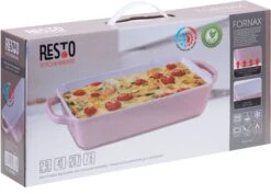 Resto Kitchenware Ovenschaal Fornax - Roze - 40 X 21 Cm / 2.9 Liter 7 Resto Kitchenware Ovenschaal Fornax - Roze - 40 X 21 Cm / 2.9 Liter -Keuken Kook Winkel 4260403578360 3