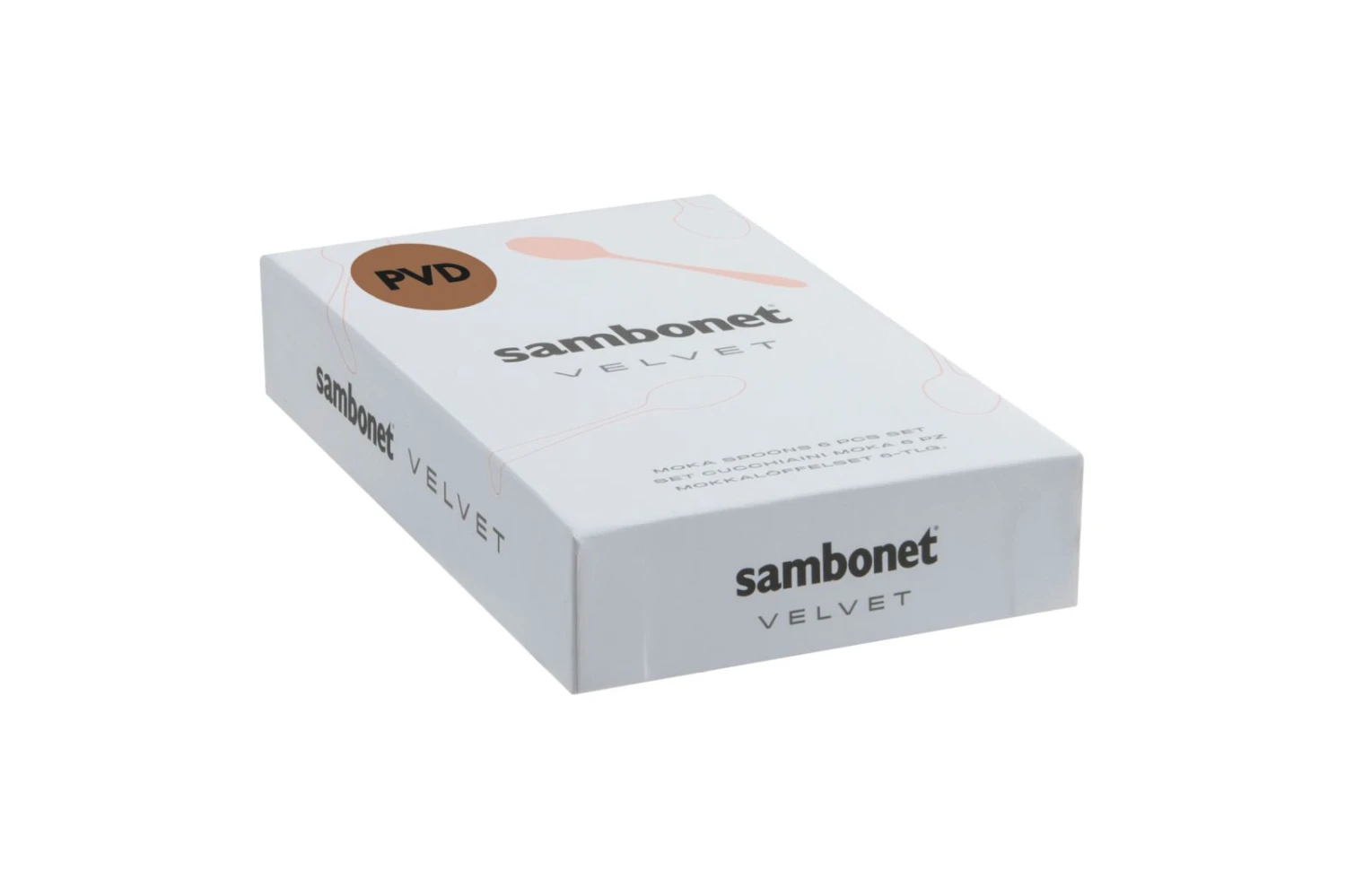 Sambonet Koffielepels Velvet Koper 6 Stuks 2 Sambonet Koffielepels Velvet Koper 6 Stuks - Afbeelding 2