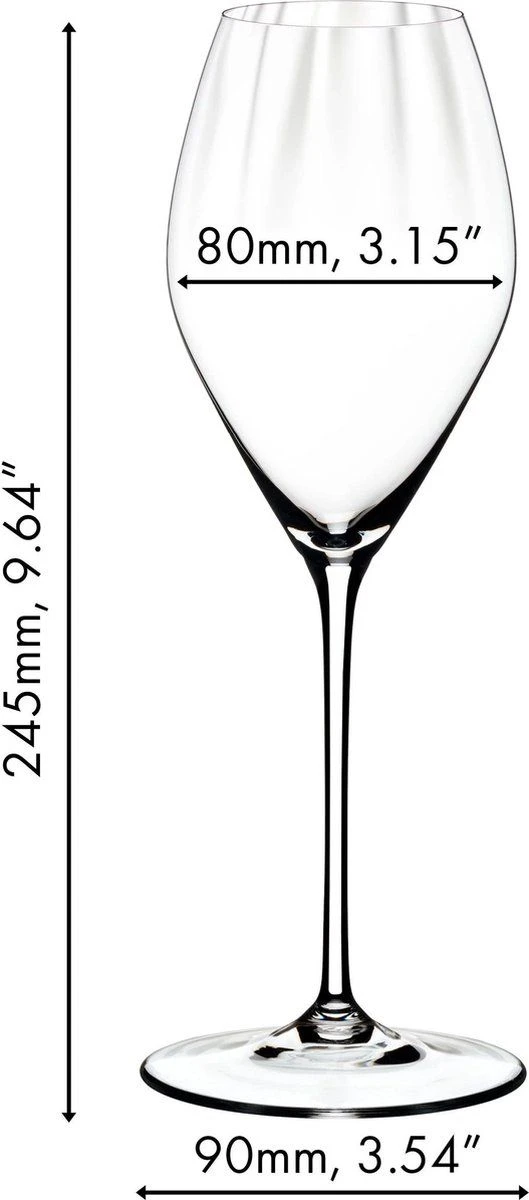 Riedel Champagneglazen Performance - 4 Stuks 3 Riedel Champagneglazen Performance - 4 Stuks - Afbeelding 3