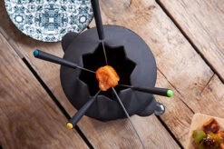 Cosy & Trendy Fondueset Gietijzer Met 6 Vorkjes -Keuken Kook Winkel 5411159640583 2