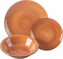 Villa D'Este Serviesset Baita - Chocolate - 18-delig / 6 Personen -Keuken Kook Winkel 5911819 b