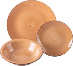 Villa D'Este Serviesset Baita - Chocolate - 18-delig / 6 Personen -Keuken Kook Winkel 5911819 d