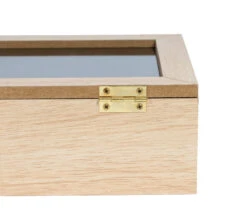 Sakura Tea Theedoos - Hout - 6-vaks - Met Fluweel - 24 X 16 Cm -Keuken Kook Winkel 6 6 vaks 10