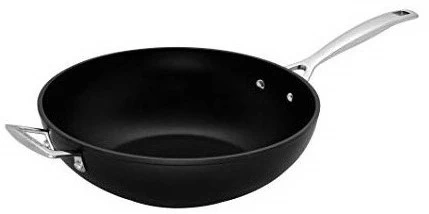 Le Creuset Wokpan Met Steel - Les Forgées TNS - ø 30 Cm / 4.7 Liter - Standaard Anti-aanbaklaag 1 Le Creuset Wokpan Met Steel - Les Forgées TNS - ø 30 Cm / 4.7 Liter - Standaard Anti-aanbaklaag