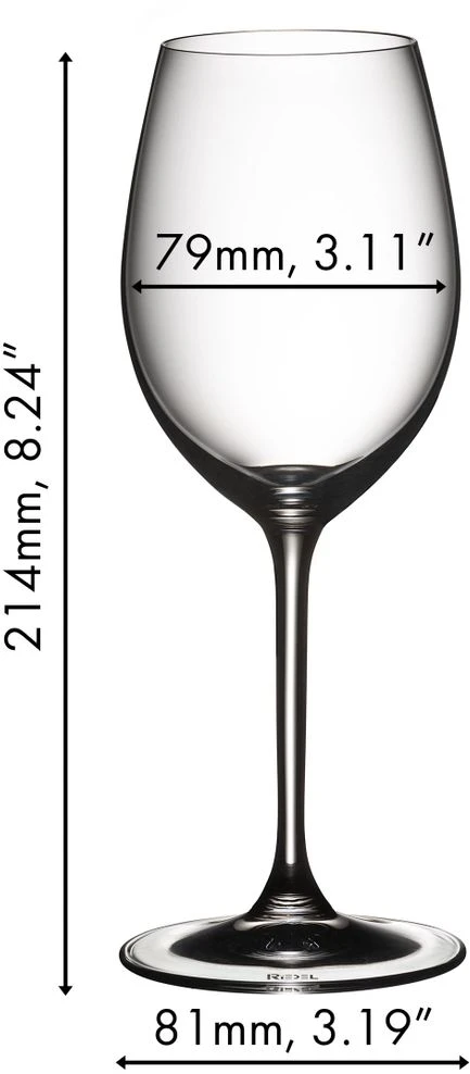 Riedel Witte Wijnglazen Vinum - Sauvignon Blanc / Dessertwijn - 6 Stuks 2 Riedel Witte Wijnglazen Vinum - Sauvignon Blanc / Dessertwijn - 6 Stuks - Afbeelding 2
