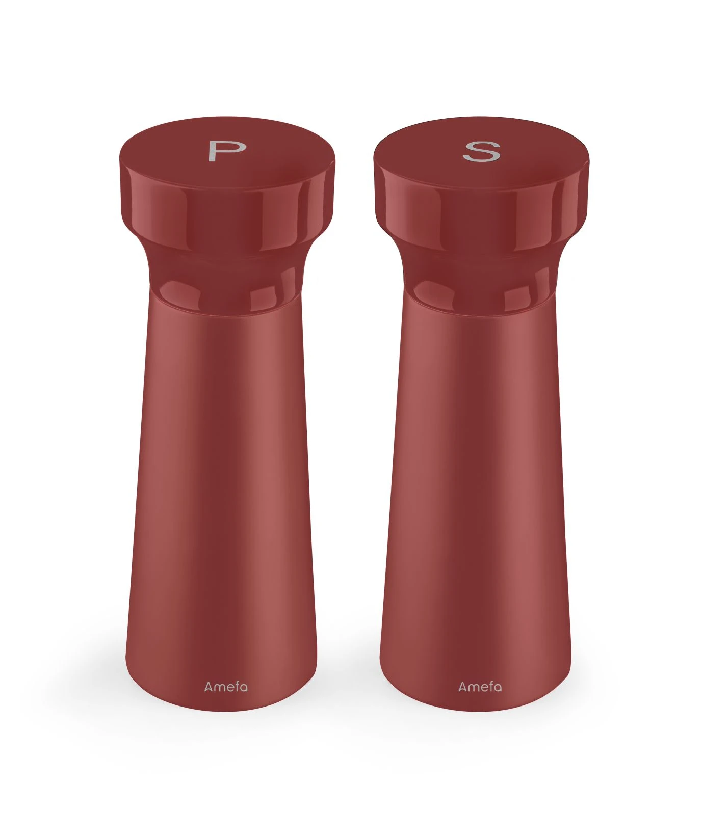 Amefa Peper- En Zoutset Modern Wood Terracotta 15 Cm 1 Amefa Peper- En Zoutset Modern Wood Terracotta 15 Cm