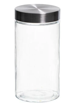 Sareva Voorraadpot - Glas / RVS Deksel - ø 11.5 Cm / 1.7 Liter -Keuken Kook Winkel 7061111122299 2