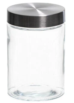 Sareva Voorraadpot - Glas / RVS Deksel - ø 11.5 Cm / 1.25 Liter 9 Sareva Voorraadpot - Glas / RVS Deksel - ø 11.5 Cm / 1.25 Liter -Keuken Kook Winkel 7061111721867 2