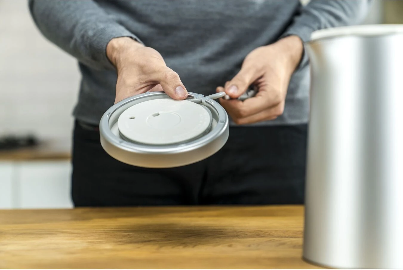 Zwilling Waterkoker Enfinigy - 1850 W - Zilver/Wit - 1 Liter 3 Zwilling Waterkoker Enfinigy - 1850 W - Zilver/Wit - 1 Liter - Afbeelding 3