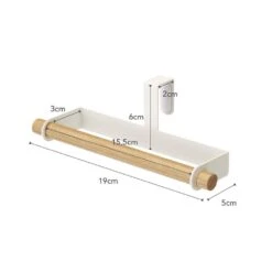 Yamazaki Handdoekhouder Tosca Wit 19 Cm -Keuken Kook Winkel 7818 dims eu 1000x