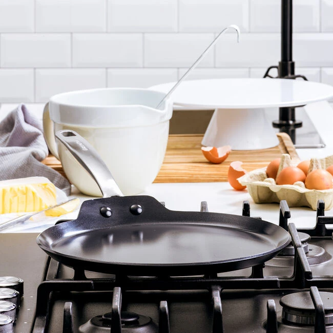 GreenPan Pannenkoekenpan Copenhagen - Zwart - ø 28 Cm - Keramische Anti-aanbaklaag 3 GreenPan Pannenkoekenpan Copenhagen - Zwart - ø 28 Cm - Keramische Anti-aanbaklaag - Afbeelding 3