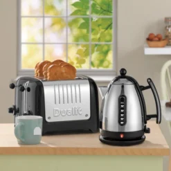 Dualit Broodrooster Lite - 4 Sleuven - Black - D46225 -Keuken Kook Winkel 85957 lite jug kettle4 toaster 4 slot black lifestyle web