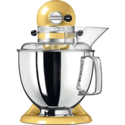 KitchenAid Keukenmachine Artisan - Kantelbare Kop - Pastel Geel - 4.8 Liter - 5KSM175PSEMY -Keuken Kook Winkel 8597015010505B15D 1