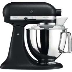 KitchenAid Keukenmachine Artisan - Kantelbare Kop - Vulkaanzwart - 4.8 Liter - 5KSM175PSEBK