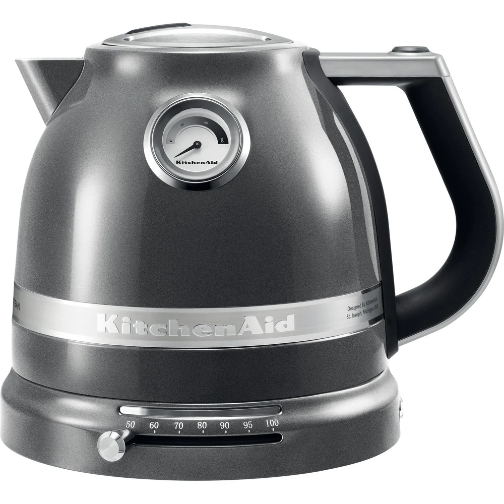 KitchenAid Waterkoker Artisan - Temperatuurregeling - Tingrijs - 1.5 Liter - 5KEK1522EMS 3 KitchenAid Waterkoker Artisan - Temperatuurregeling - Tingrijs - 1.5 Liter - 5KEK1522EMS - Afbeelding 3